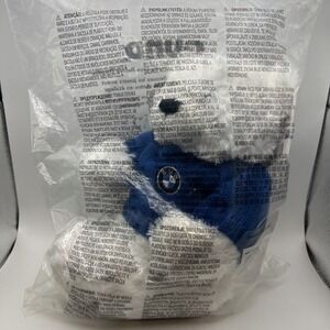 BMW White Teddy Bear Plush by Gund Blue Knit Logo Sweater NWT In The Bag 15"
